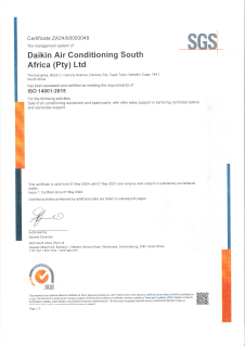 Daikin SA ISO14001 Certification.pdf